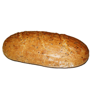 BIO Špaldový celozrnný kváskový chlieb s ľanom - 500g